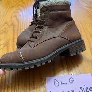 Brown Leather ladies  Boots